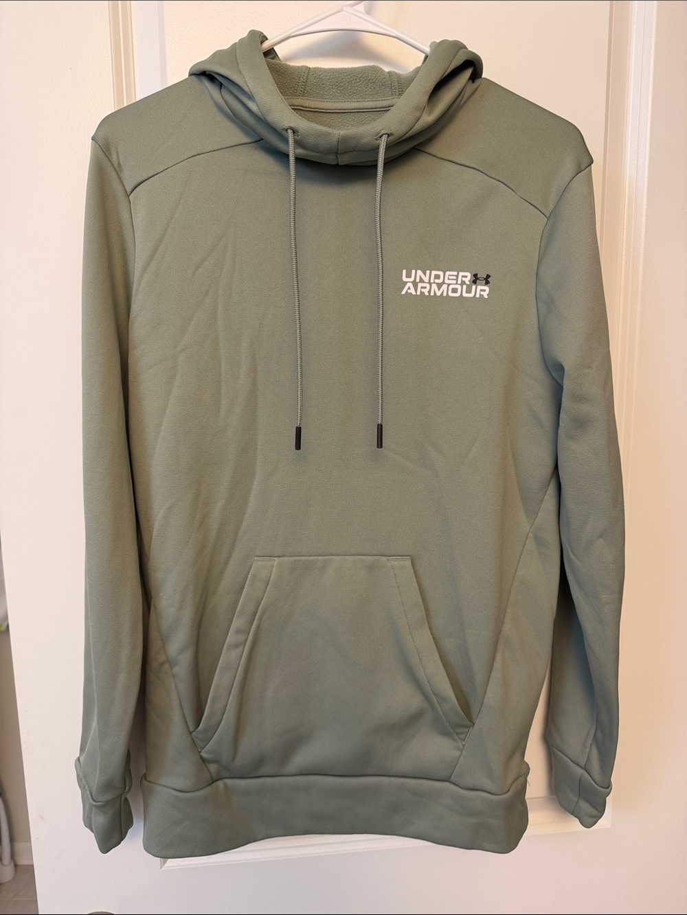 Under Armour Men's Sage Green Hoodie with Logo